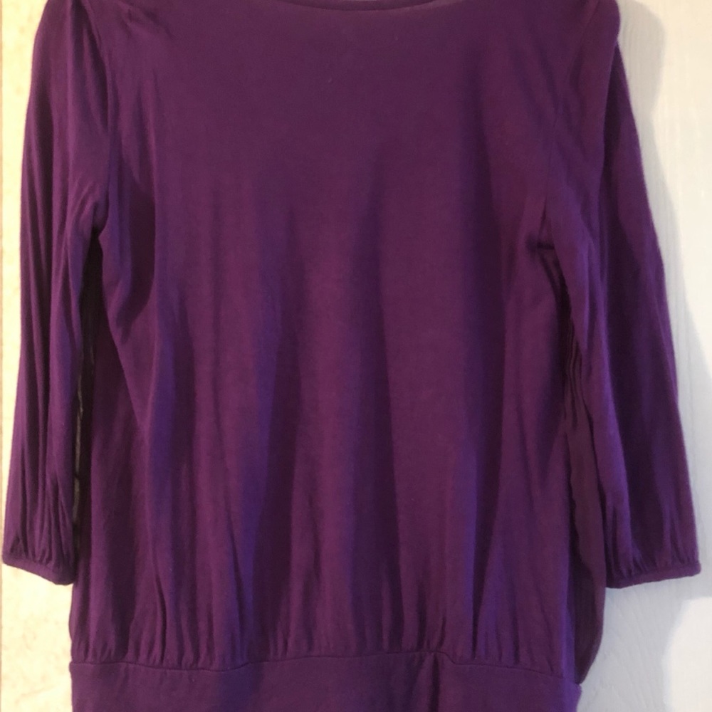 NYC banded bottom blouse